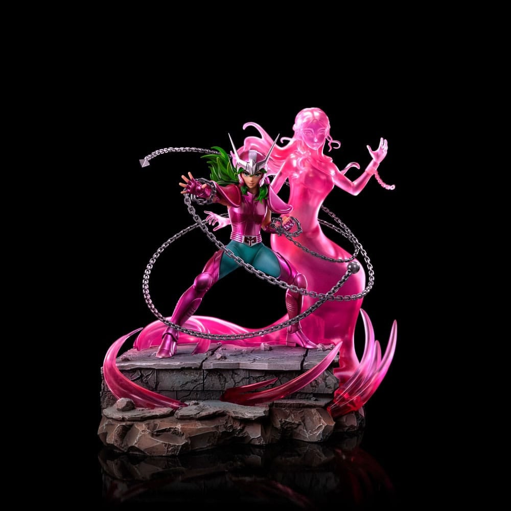 Iron Studios - Deluxe Art Scale 1/10 - Saint Seiya - Andromeda Shun Statue 23cm - flash vidéo