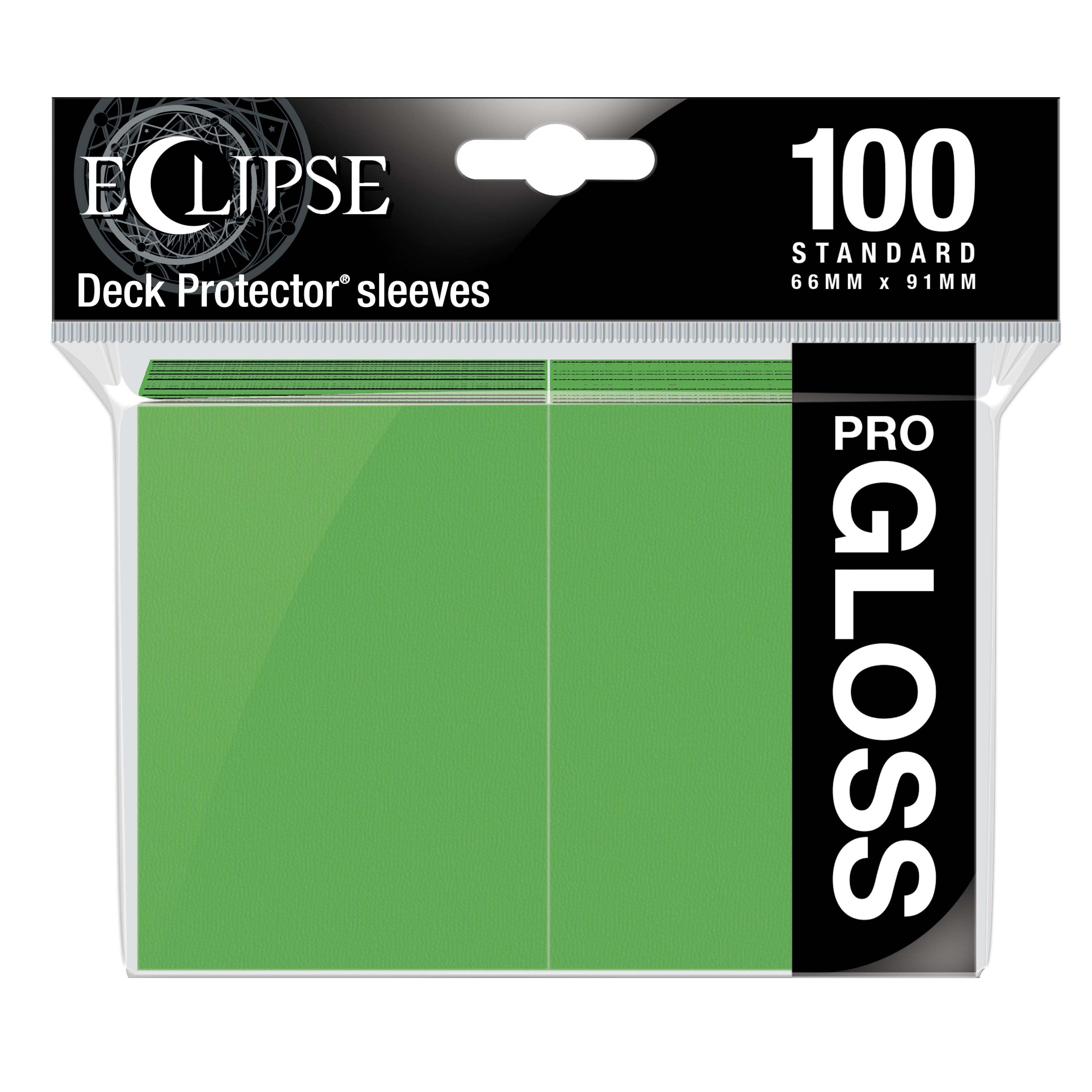 Ultra Pro - Eclipse Gloss Sachet de 100 protèges cartes standard Vert Citron (66 x 91 mm) - flash vidéo