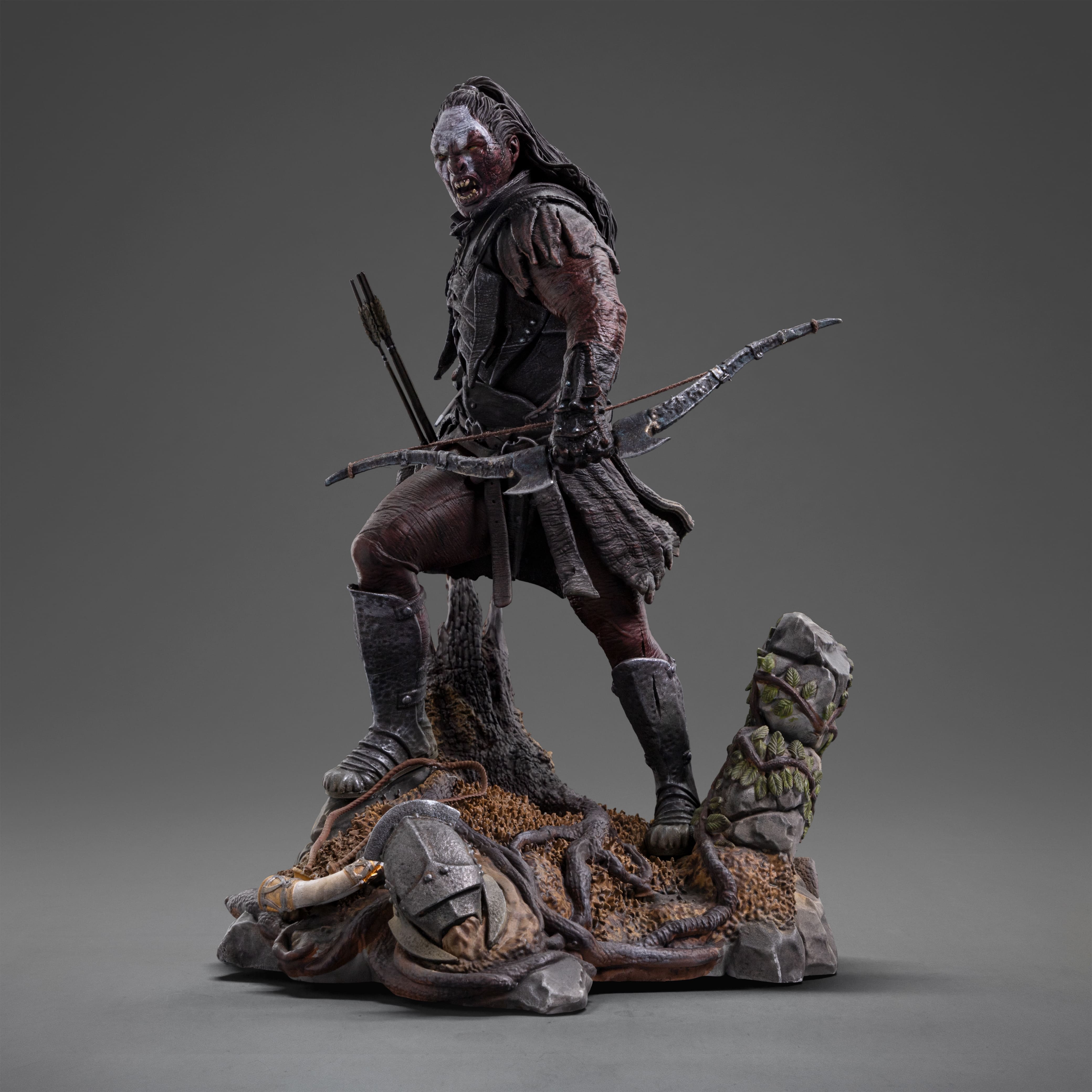 Iron Studios - Art Scale 1/10 - Le Seigneur des anneaux - Lurtz Statue 22.5cm - flash vidéo