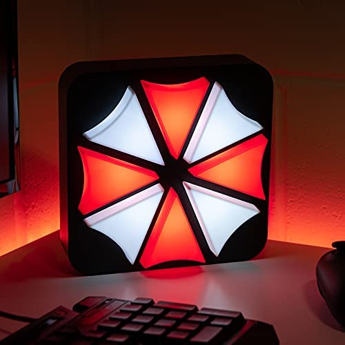Resident Evil - Lampe de bureau / Applique murale 3D Logo d'Umbrella Corporation - flash vidéo