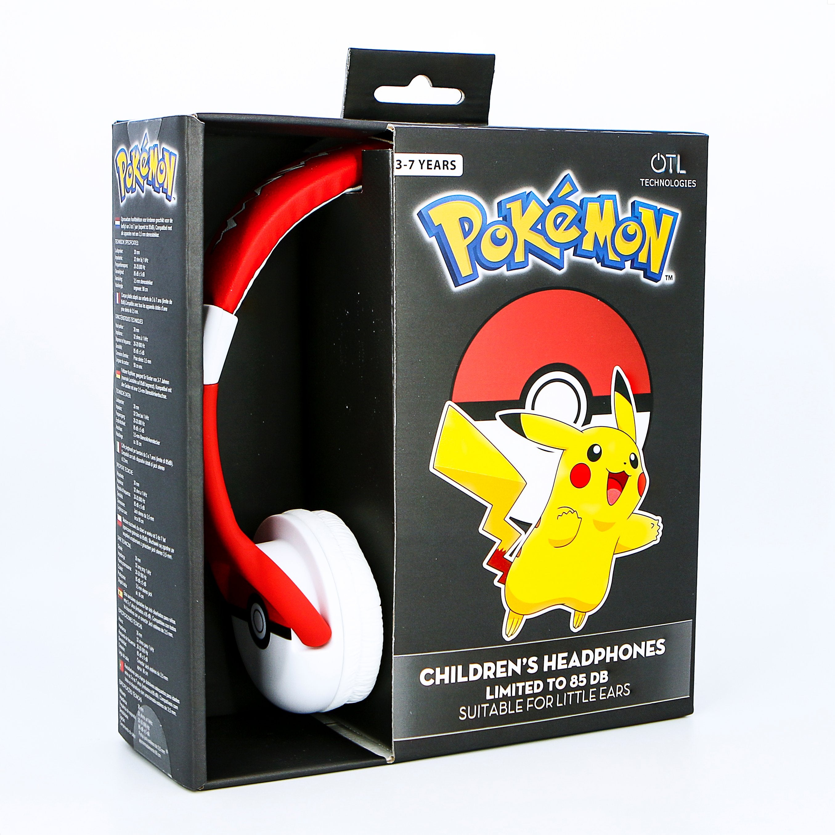 Pokémon - Casque audio Pokéball pour enfants - flash vidéo