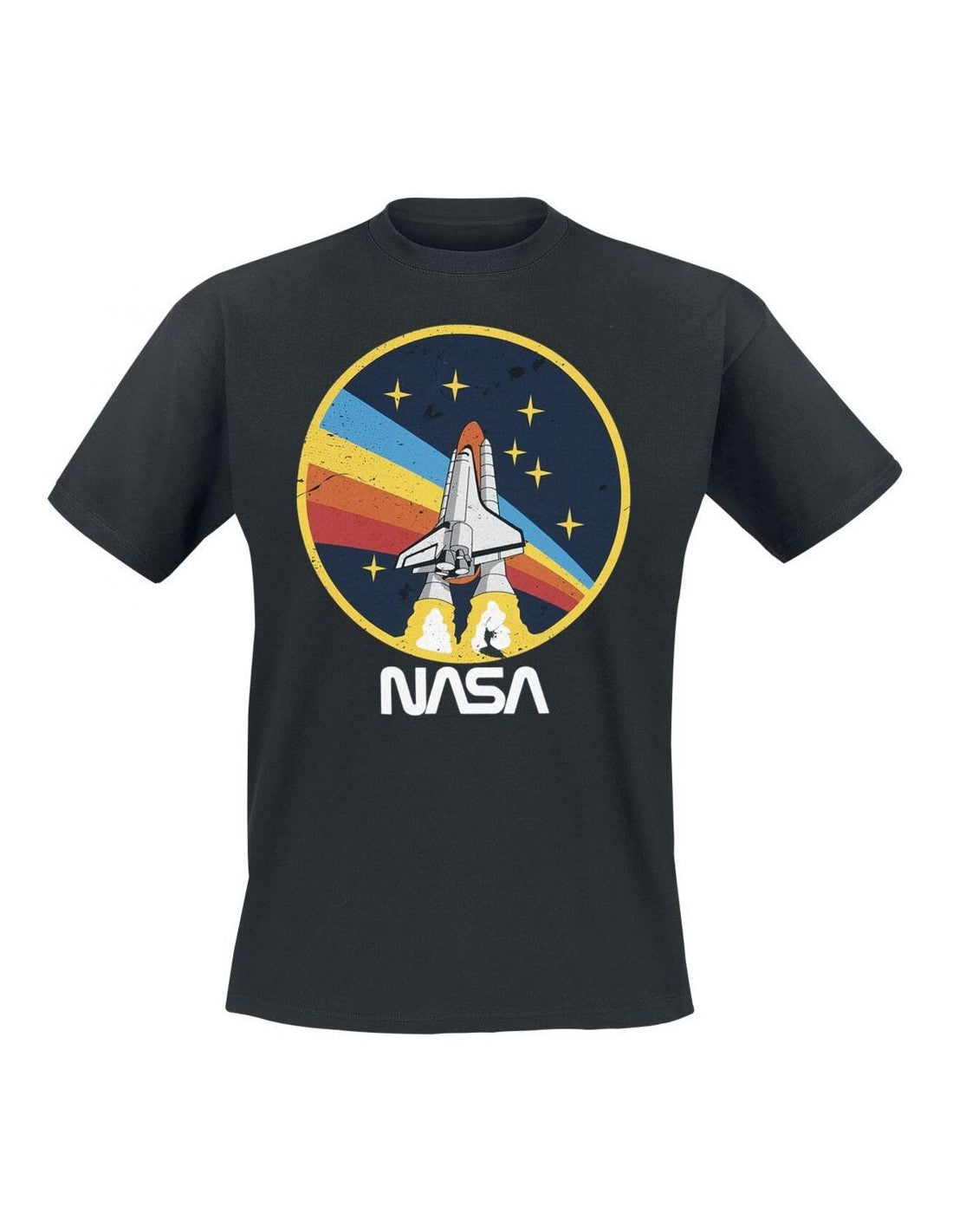 NASA Rocket Circle Man T-Shirt M - flash vidéo