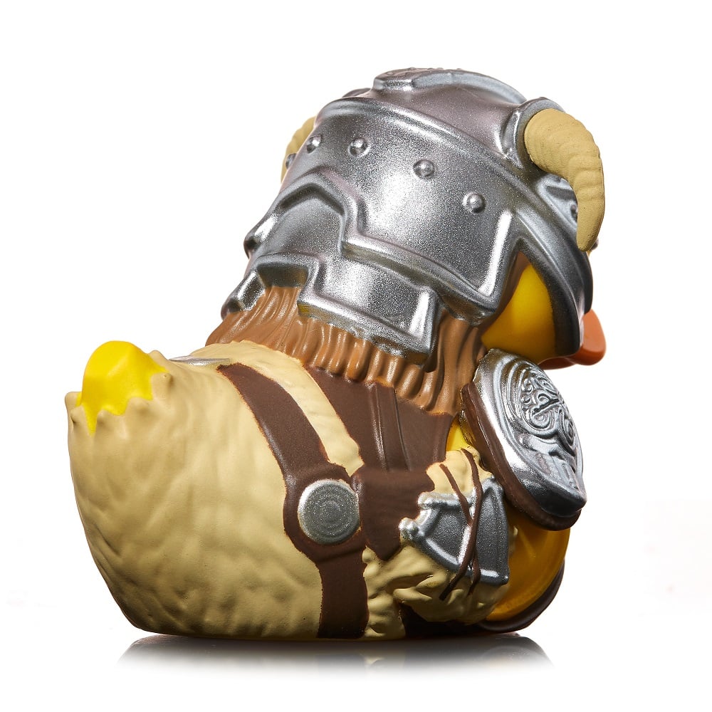 Numskull - Mini TUBBZ Canard de bain - The Elder Scrolls V : Skyrim - Dovahkiin (Édition baignoire) - 8cm - flash vidéo