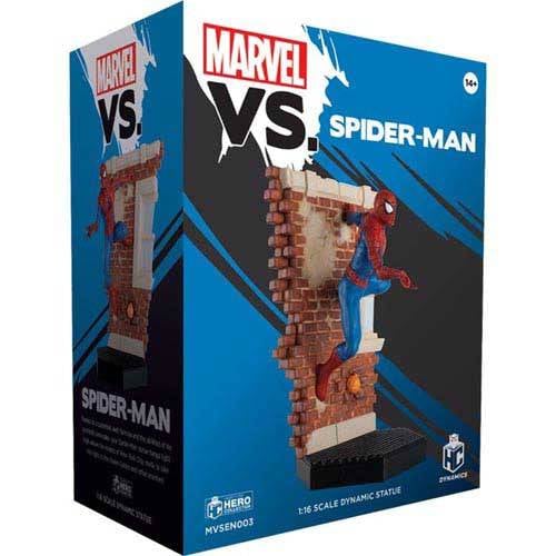 Marvel 1:18 Dynamics Figure - Spider-Man 13 cm - flash vidéo
