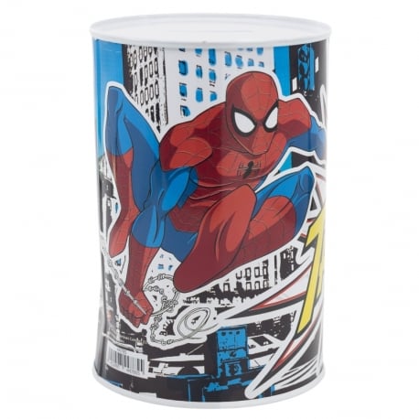 Marvel - Spider-Man - Tirelire en métal "Spider-Man Streets" - flash vidéo