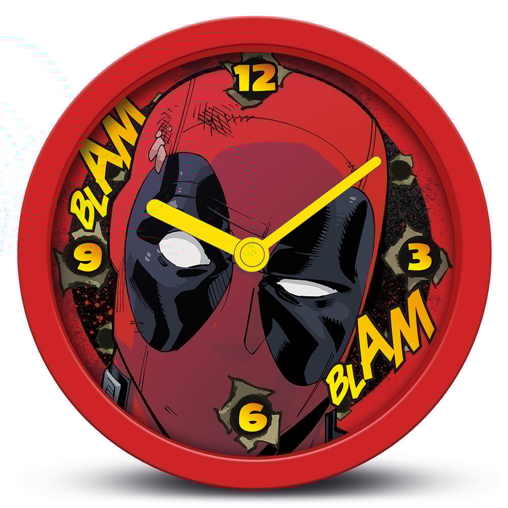 Deadpool - Horloge de bureau BLAM BLAM - flash vidéo