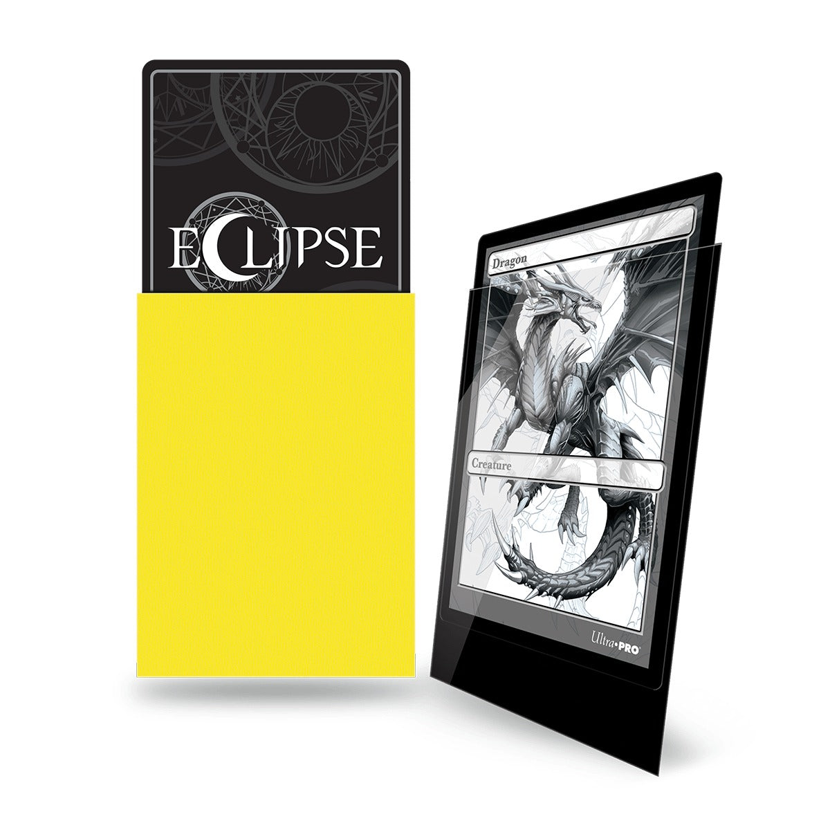 Ultra Pro - Eclipse Gloss Sachet de 100 protèges cartes standard Jaune Citron (66 x 91 mm) - flash vidéo