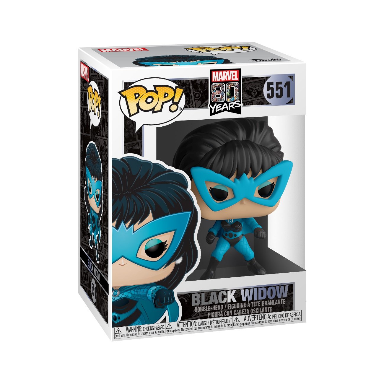 Funko Pop! Marvel 80th - First Appearance: Black Widow ENG Merchandising - flash vidéo