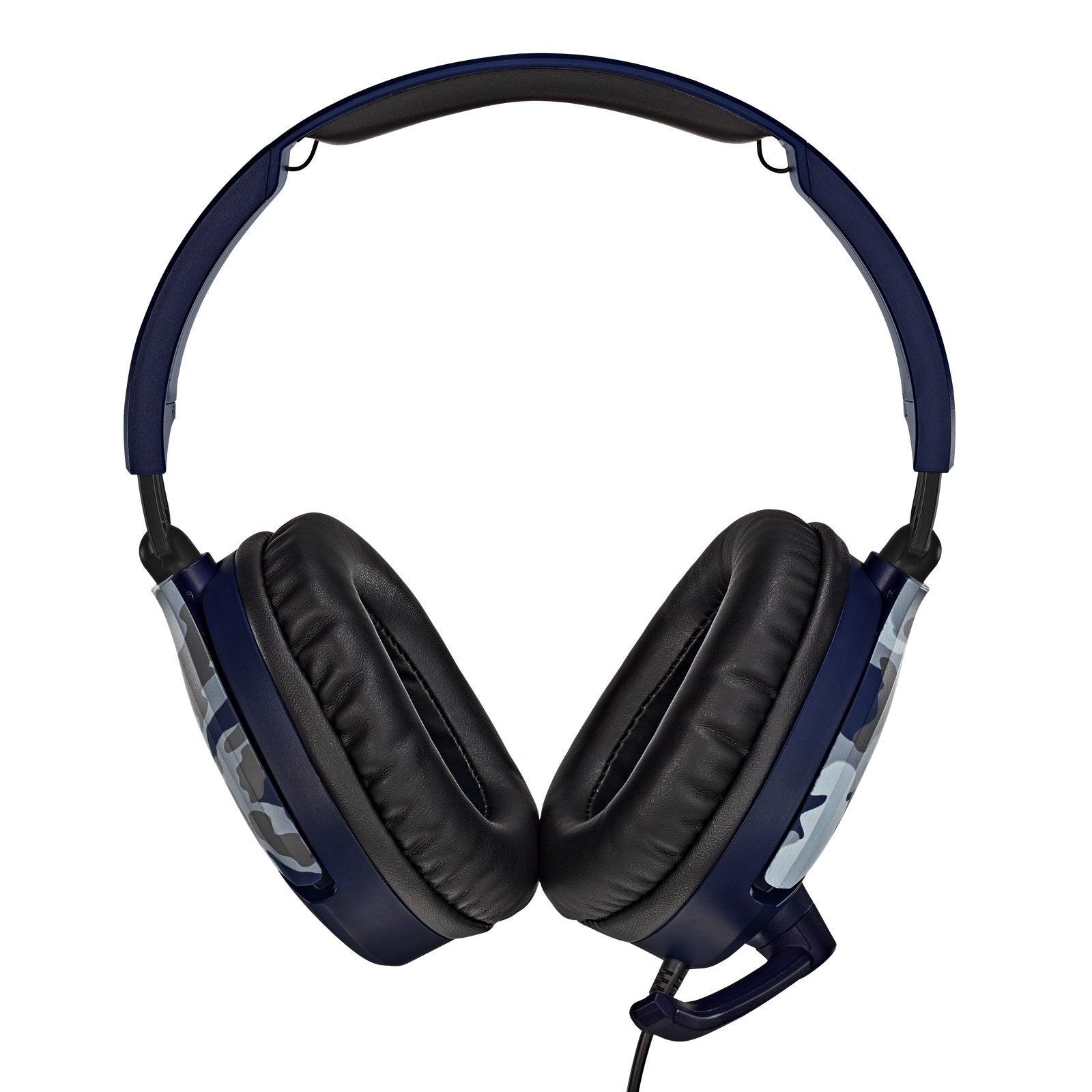 Turtle Beach - Casque de jeu filaire Recon 70 Camo Bleu pour PS5, PS4, Xbox Series X|S, Xbox One, Switch et Mobile - flash vidéo