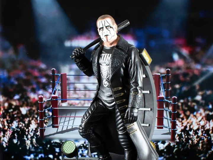 Diamond Select Toys - AEW Gallery - Sting Statue 25cm - flash vidéo