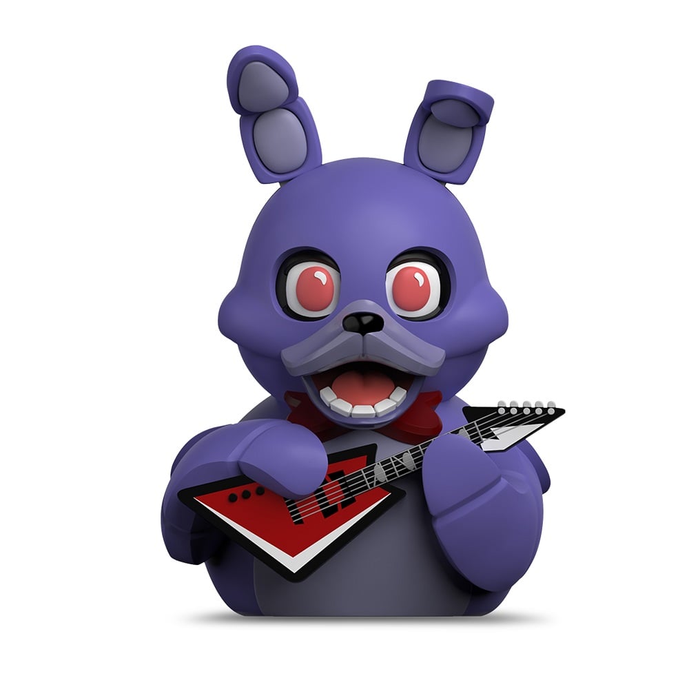 Numskull - TUBBZ Canard de bain - Five Nights at Freddy's - Bonnie (Première Édition) - 9cm - flash vidéo