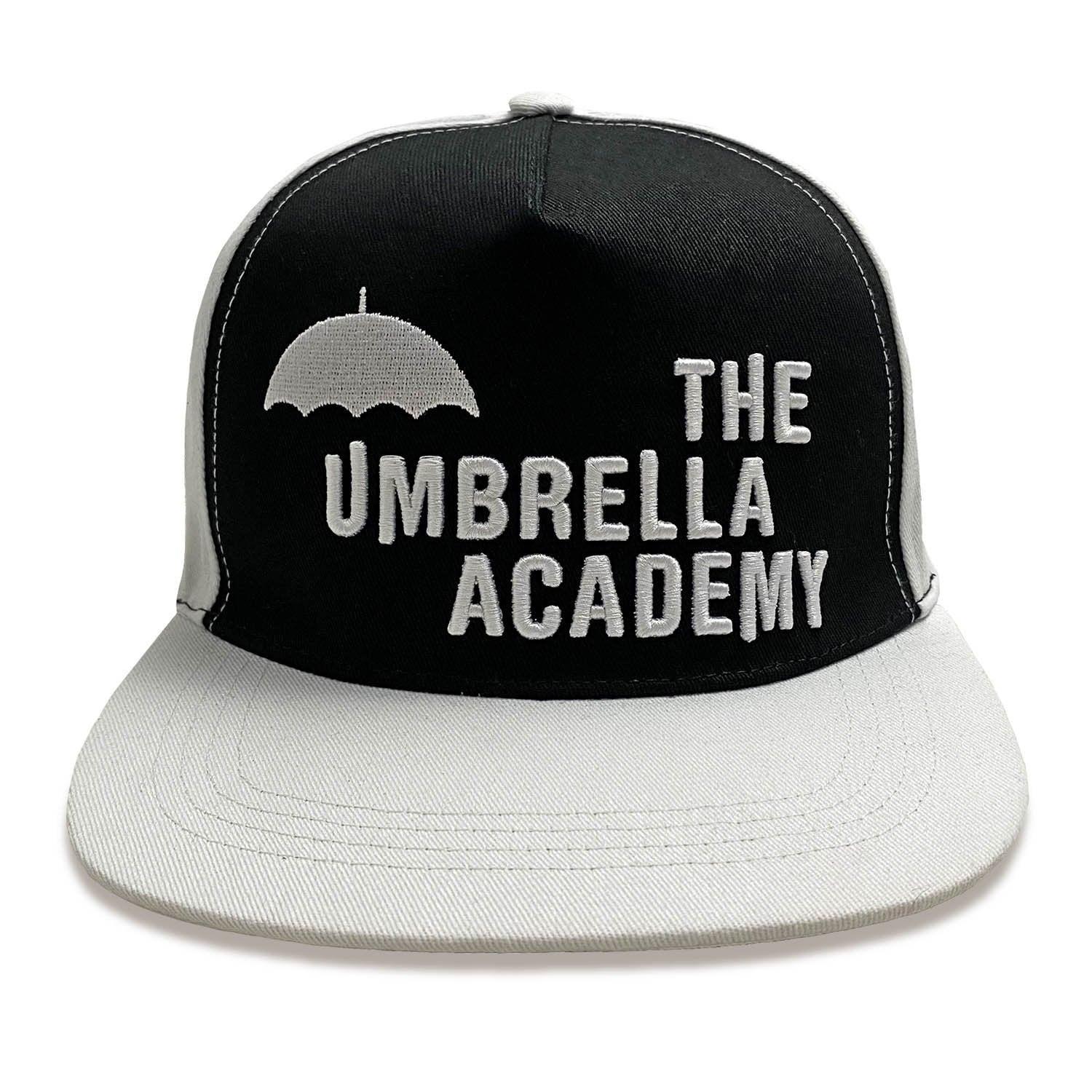 The Umbrella Academy - Casquette Snapback Noire et Blanche Logo - flash vidéo
