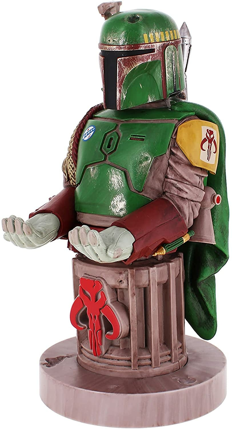 Cable Guys - Star Wars - Boba Fett Support Chargeur pour Téléphone et Manette - flash vidéo