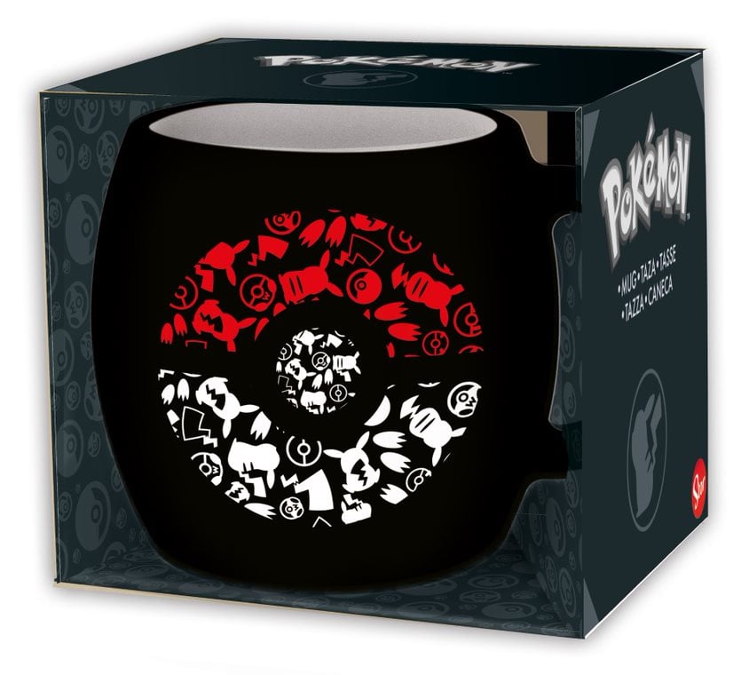 Stor Young Adult - Pokémon - Mug Globe Céramique en Boîte Cadeau - Pokémon Distorsion - 380 ML - flash vidéo