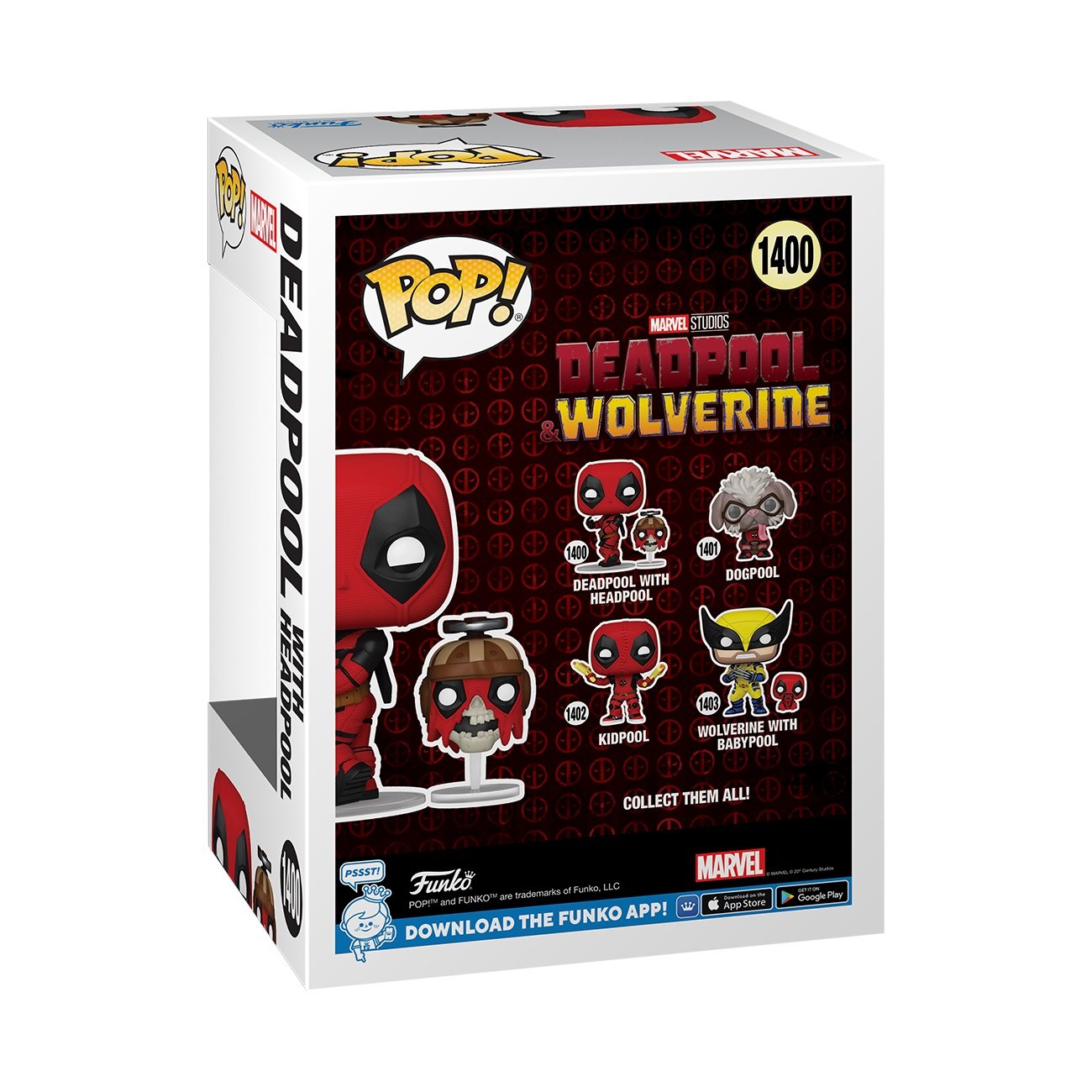 Funko Pop! Movies: Deadpool 3 - Deadpool with Headpool - flash vidéo