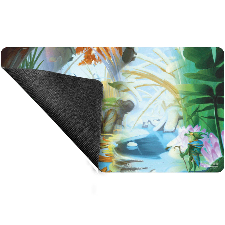 Ultra Pro - Magic: The Gathering - Bloomburrow - Tapis de jeu Terres de saison : Île (60 x 34 cm) - flash vidéo