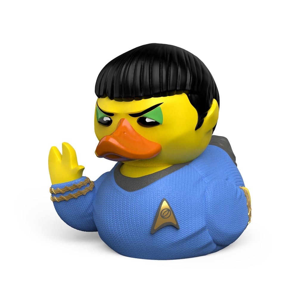 Numskull - Mini TUBBZ Canard de bain - Star Trek - Spock (Édition baignoire) - 8cm - flash vidéo