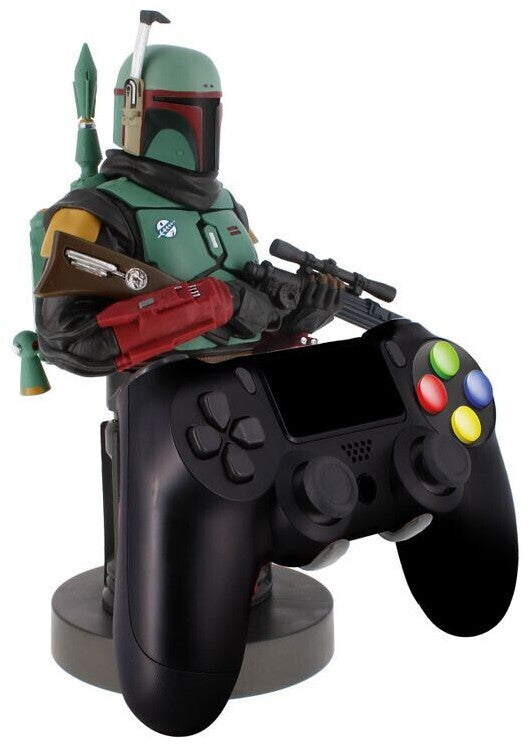 Cable Guys R.E.S.T - Le Mandalorien - Boba Fett Support pour Téléphone et Manette - flash vidéo