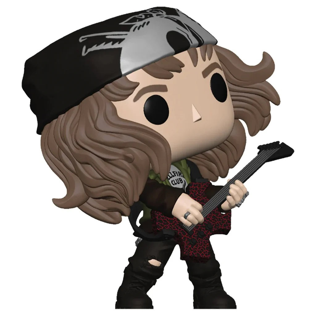 Funko Pop! TV: Stranger Things - Eddie (Hunter) (with Guitar) (Metallic) - Special Edition - flash vidéo