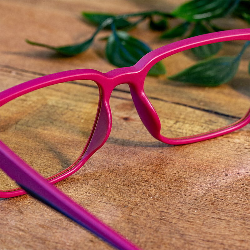 Numskull eSports - Lunettes gaming anti-lumière bleue pour enfants rose - flash vidéo