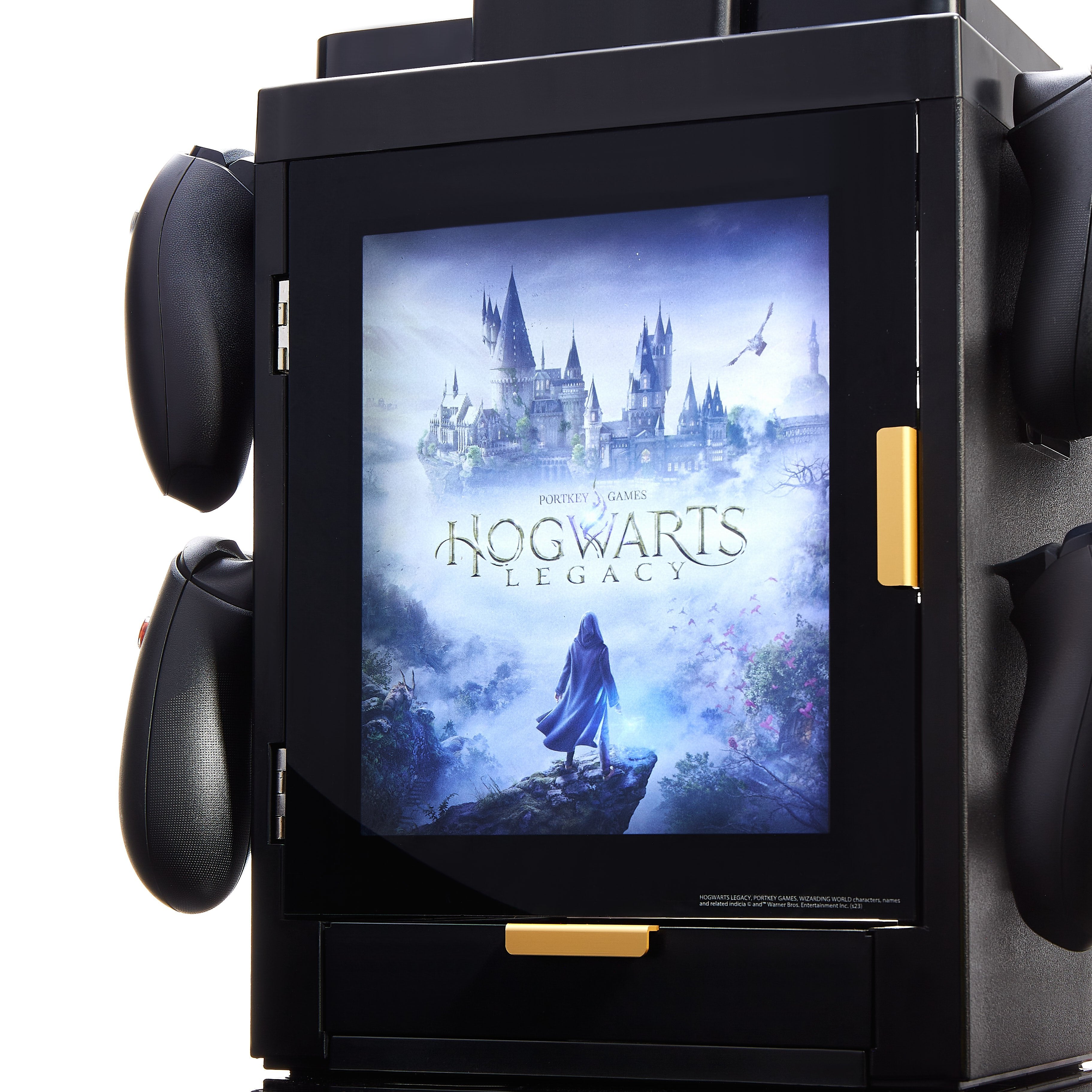 Numskull - Meuble de rangement lumineux inspiré de Hogwarts Legacy pour gamer - flash vidéo