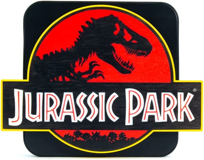 Jurassic Park - Lampe de bureau / Applique murale 3D Logo de Jurassic Park - flash vidéo