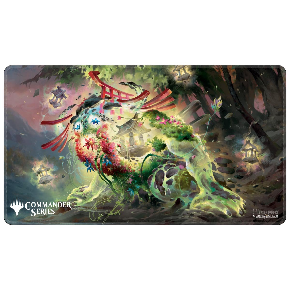 Ultra Pro - Magic: The Gathering - Commander Series - Tapis de jeu Holofoil Go, Shintai des origines de la vie (60 x 34 cm) - flash vidéo