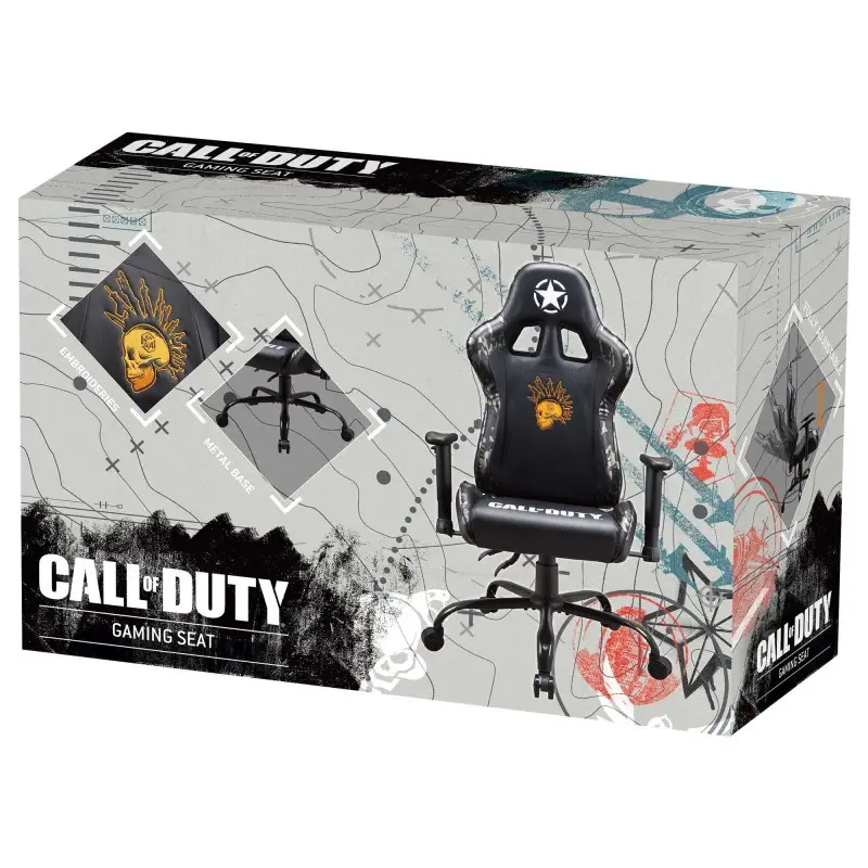 Subsonic - Call of Duty - Chaise Gaming Pro Noire et Camo - flash vidéo