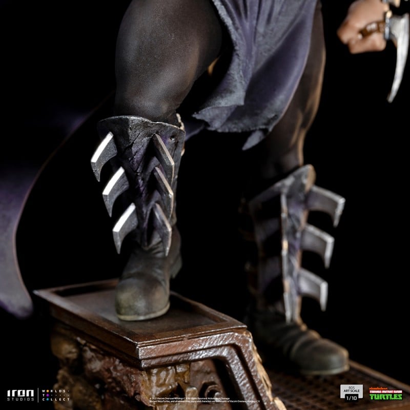 Iron Studios - BDS Arts Scale 1/10 - Teenage Mutant Ninja Turtles - Shredder Statue 28cm - flash vidéo