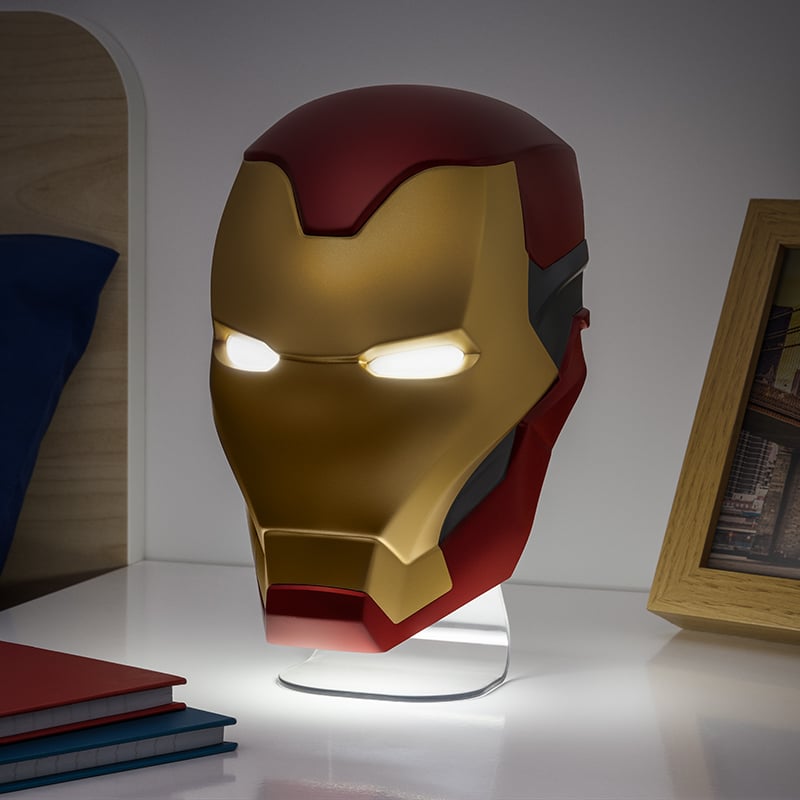 Marvel - Lampe Casque Iron Man - flash vidéo