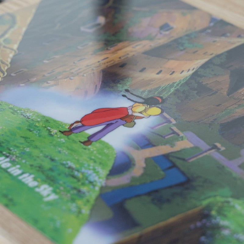 Ghibli - Le Château Dans Le Ciel - Chemise A4 Jardin aérien - flash vidéo