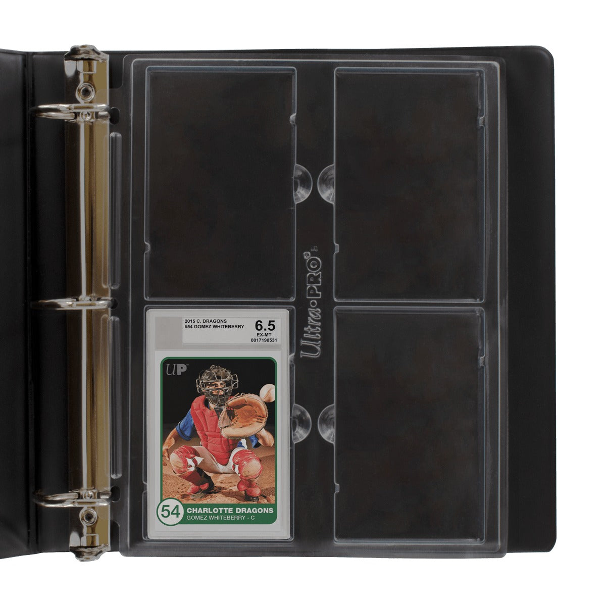 Ultra Pro - Feuilles de 4 cases pour plaques Beckett classées - flash vidéo