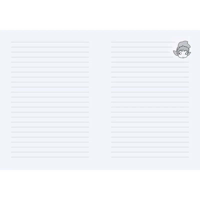 Ghibli - Ponyo sur la falaise - Carnet de notes à couverture Ponyo et Sosuke - flash vidéo