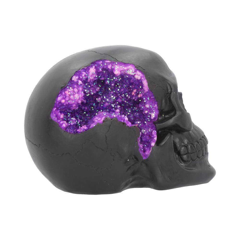 Geode Skull 17cm - flash vidéo