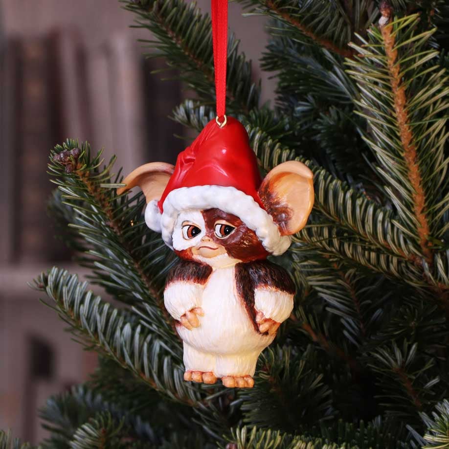 Gremlins - Ornement à suspendre Gizmo Santa 10,5 cm - flash vidéo