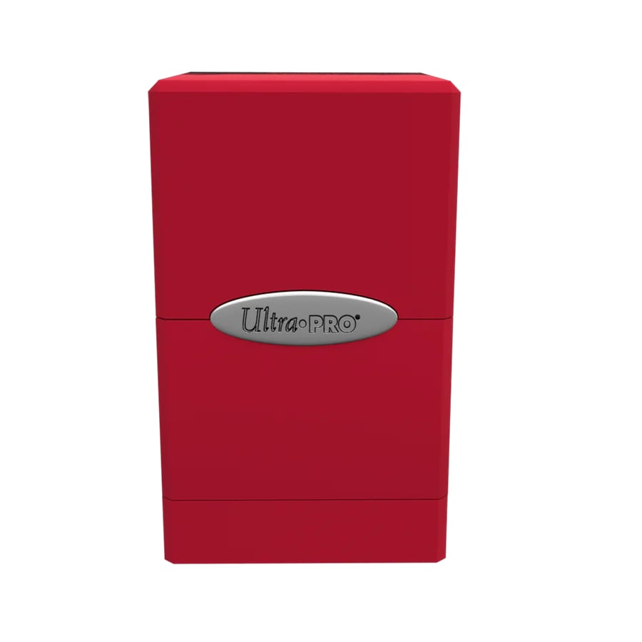 Ultra Pro - Deck Box Tour en Satin - Rouge Pomme - flash vidéo