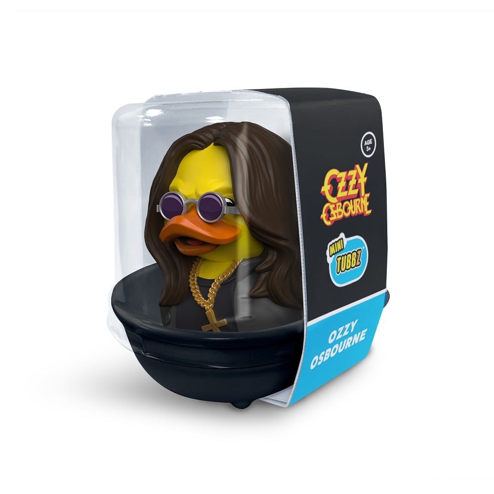 Numskull - Mini TUBBZ Canard de bain - Ozzy Osbourne (Édition baignoire) - 8cm - flash vidéo
