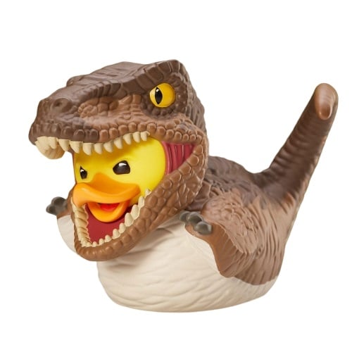 Best of TUBBZ Boîte Canard de bain - Jurassic Park - Velociraptor - 9cm - flash vidéo