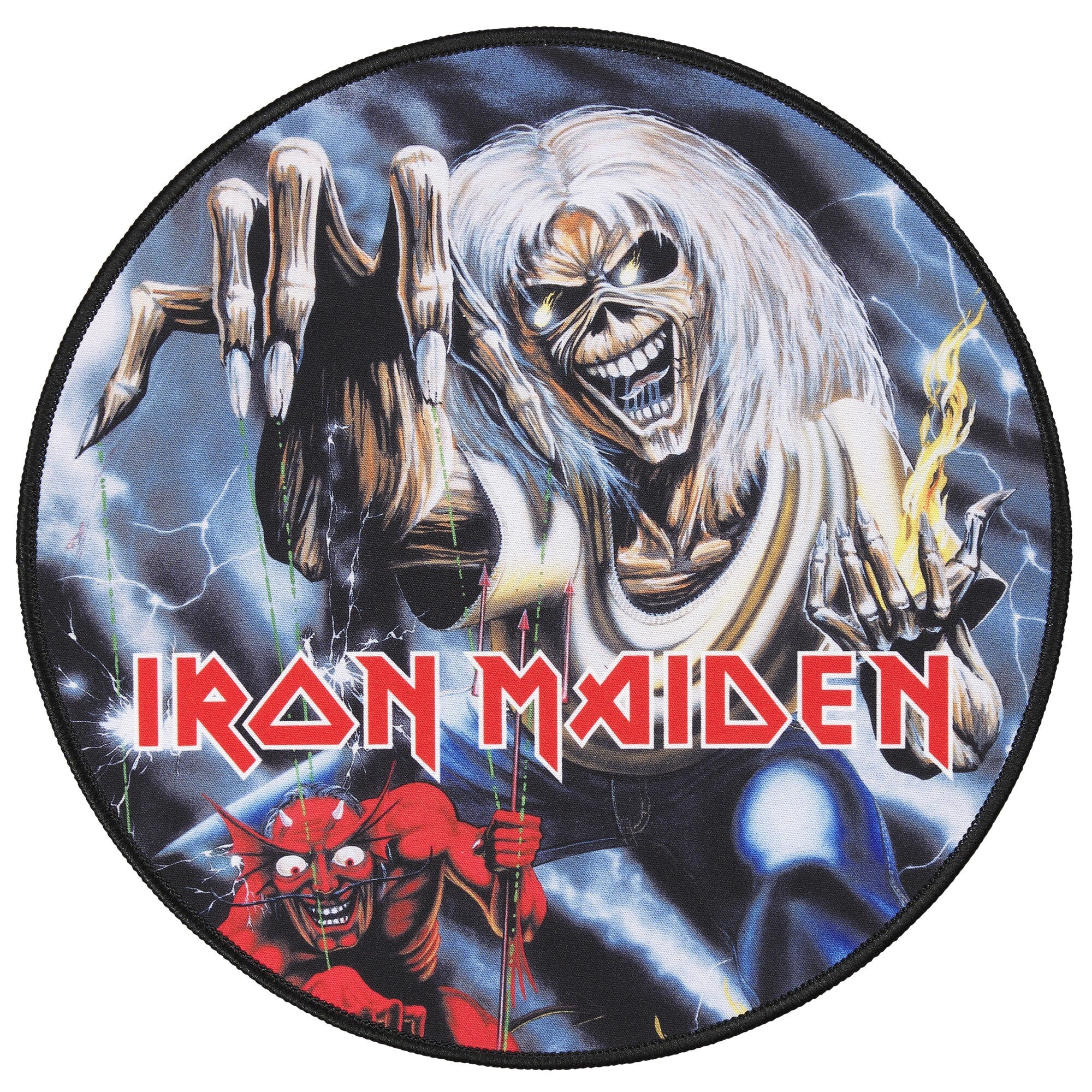 Subsonic - Iron Maiden - Tapis de souris de jeu - The Number of the Beast 30cm - flash vidéo
