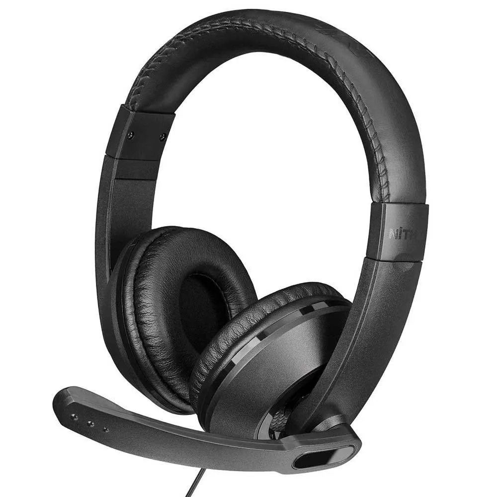 Nitho - Casque de jeu stéréo filaire NX100 Noir pour PC, PS4/PS5, Xbox, Nintendo Switch - flash vidéo