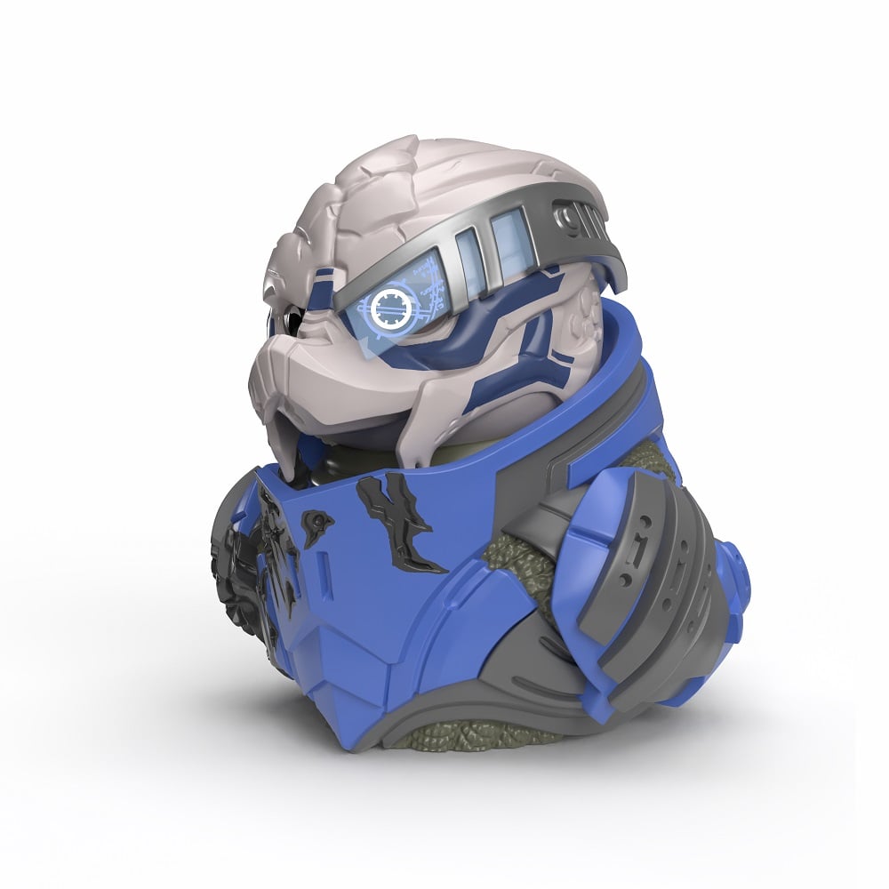 Numskull - Mini TUBBZ Canard de bain - Mass Effect - Garrus (Édition baignoire) - 8cm - flash vidéo