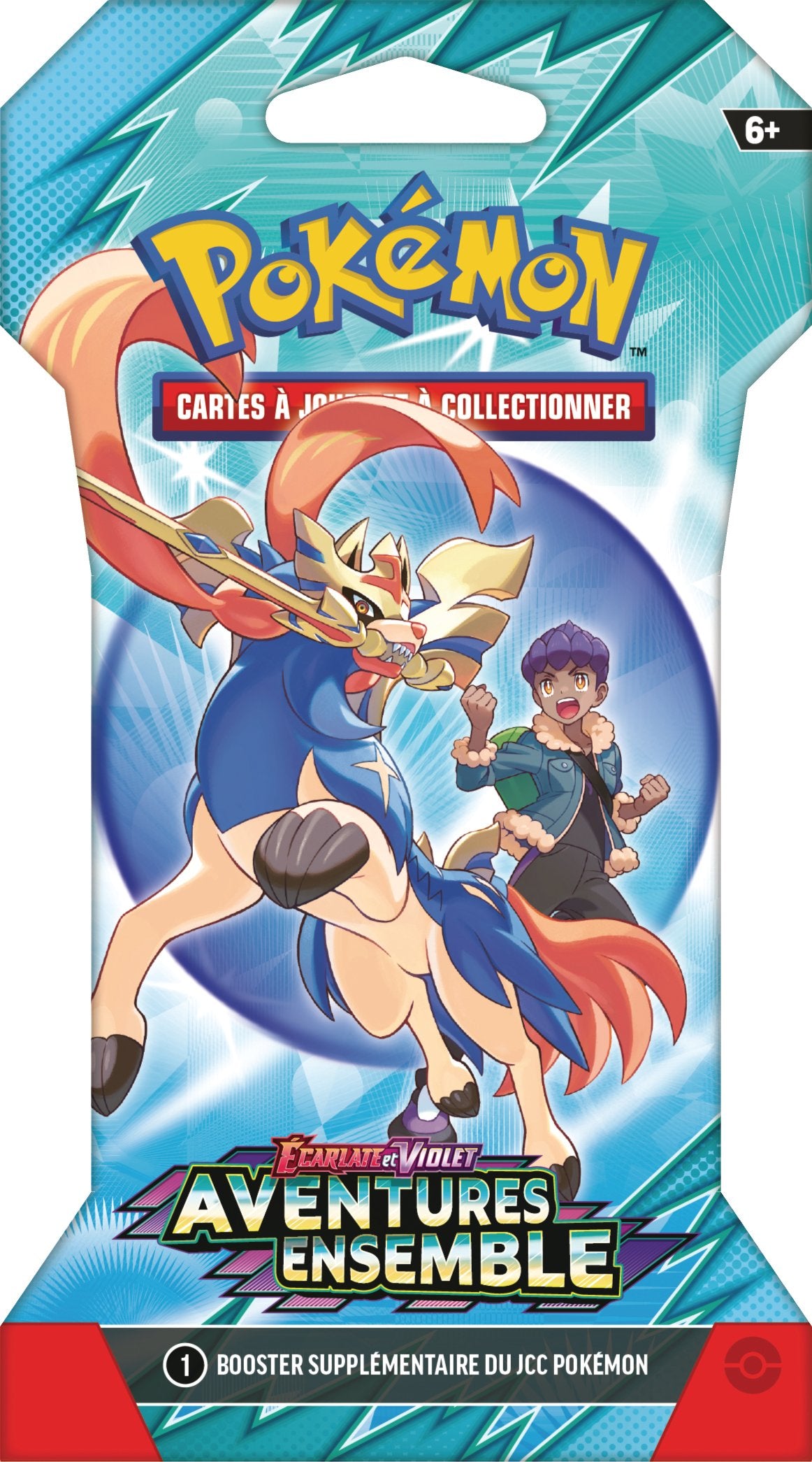 Pokémon JCC - Écarlate et Violet - Pack de Booster Blister EV09 Aventures Ensemble (1 Booster aléatoire) - flash vidéo