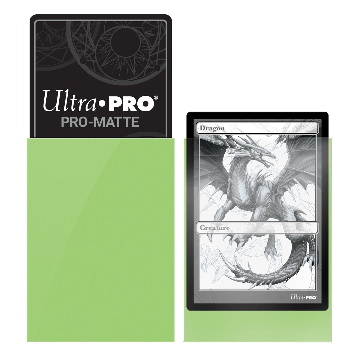 Ultra Pro - PRO-Matte Sachet de 50 protèges cartes standard Vert citron (66 x 91 mm) - flash vidéo