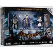 Batman Arkham Asylum Hero Collection - Pack 3 figurines 1/16 10ème Anniversaire Box 13 cm - flash vidéo