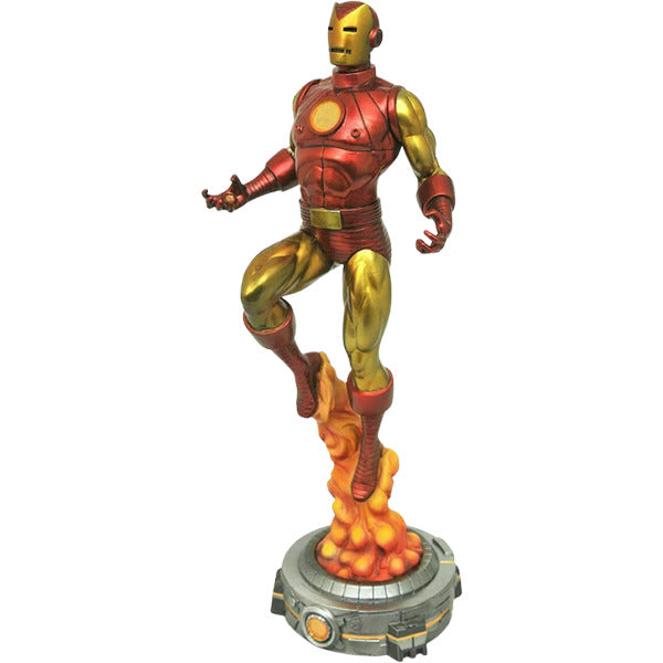 Diamond Select Toys - Marvel Gallery Comic Classic - Iron Man Statue 28cm - flash vidéo