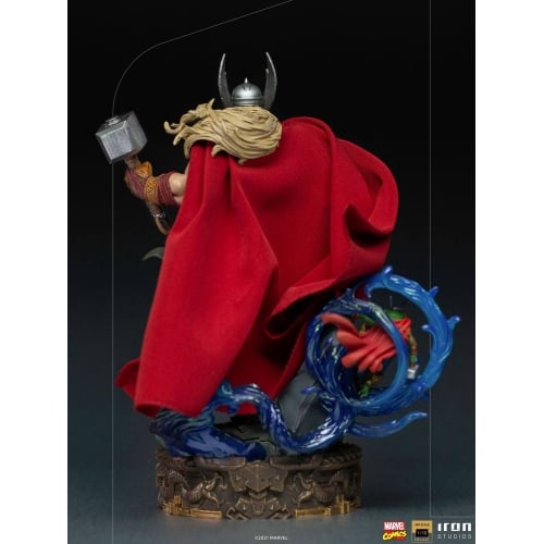 Iron Studios - Deluxe Arts Scale 1/10 - Marvel - Thor Unleashed Statue 28cm - flash vidéo