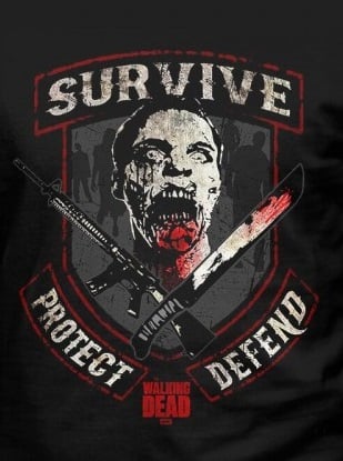 The Walking Dead - Survive T-Shirt - S - flash vidéo