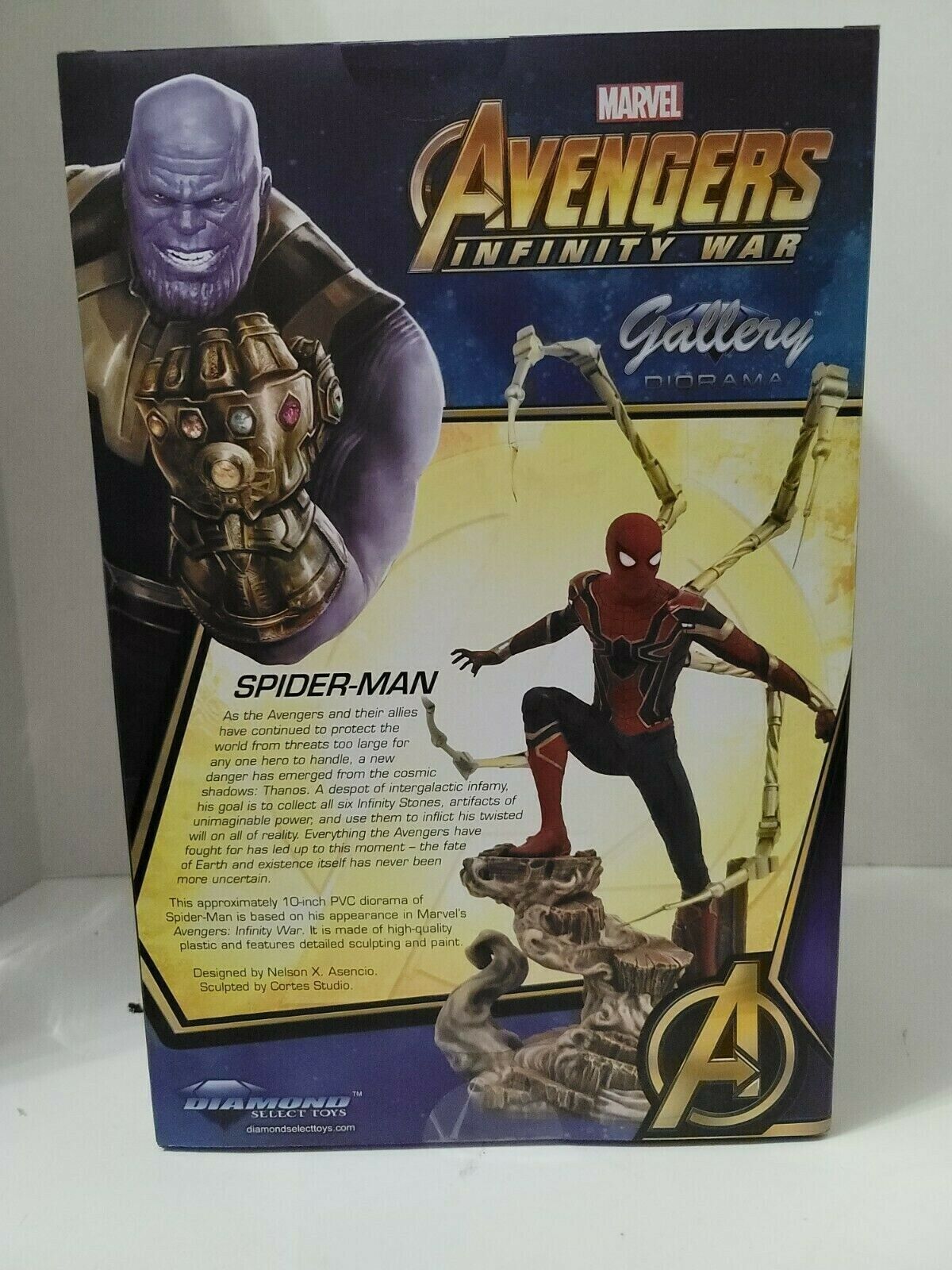 Diamond Select Toys - Marvel Gallery - Iron Spider-Man (Avengers: Infinity War) Statue 23cm - flash vidéo