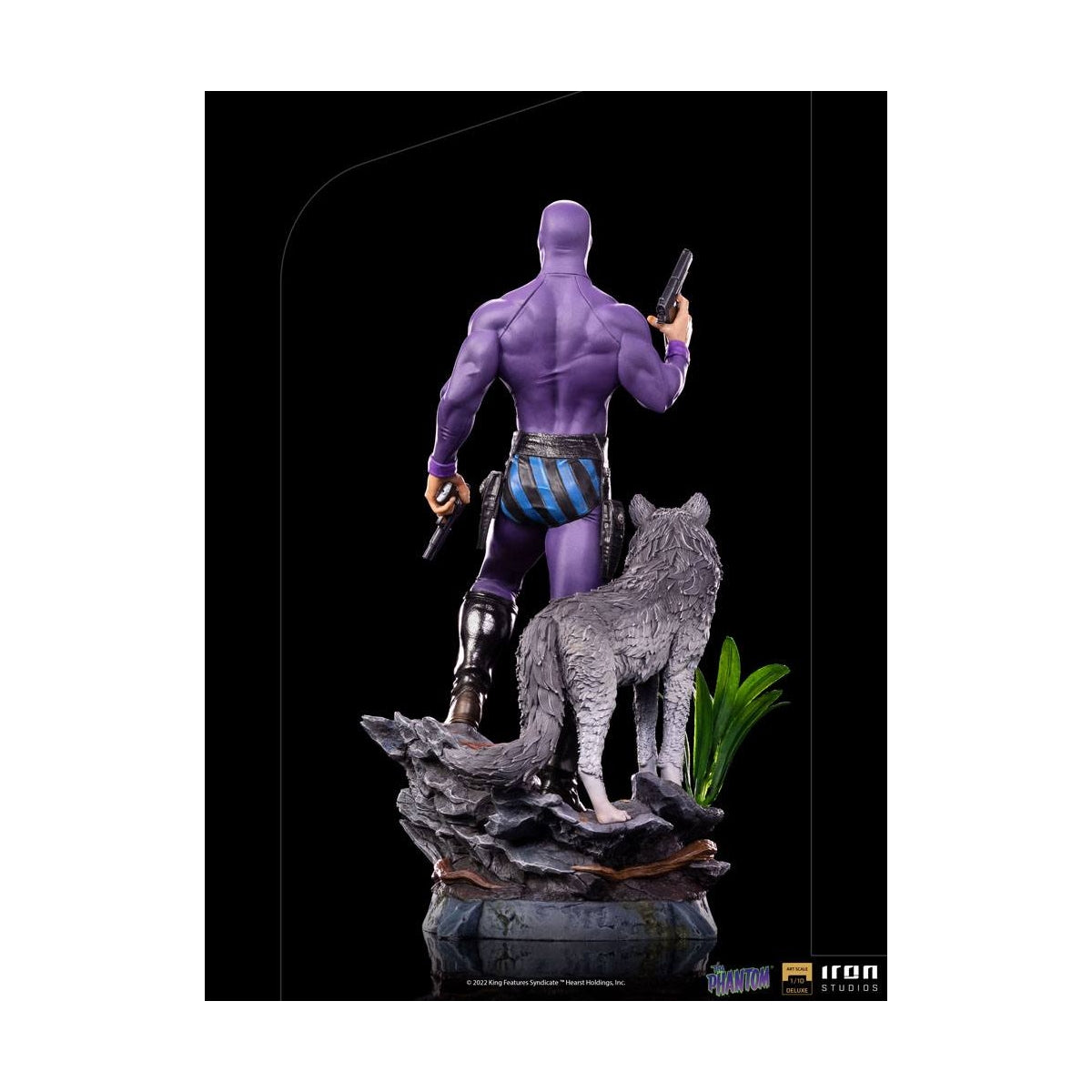 Iron Studios - Deluxe Arts Scale 1/10 - Defenders of the Earth - The Phantom Statue 25cm - flash vidéo