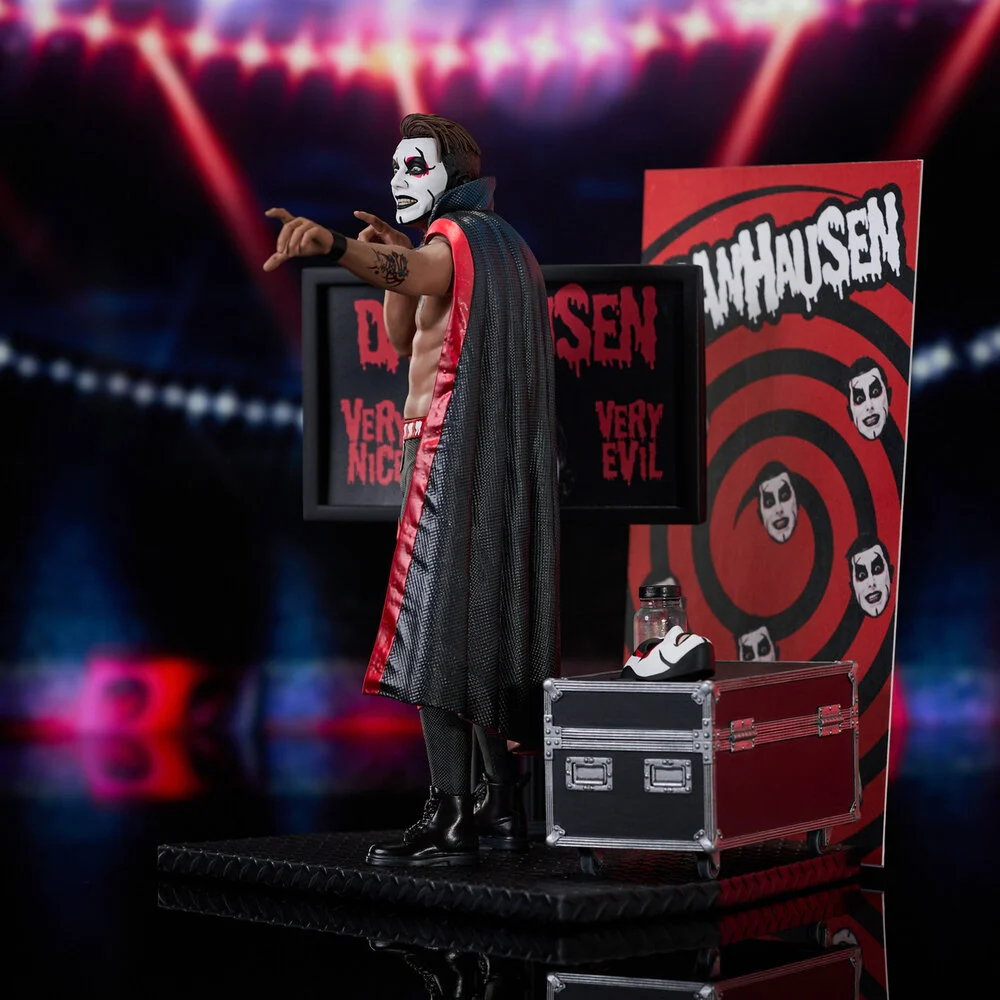 Diamond Select Toys - AEW Gallery - Danhausen Statue 25cm - flash vidéo